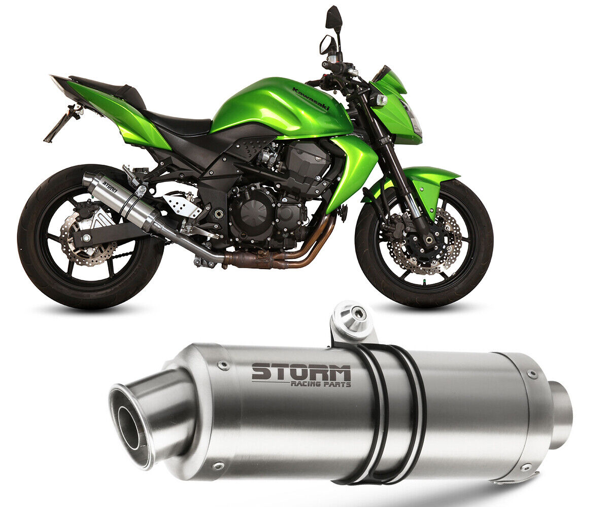 Terminale Scarico Storm by Mivv Gp acciaio inox per Kawasaki Z 750 2007 > 2014
