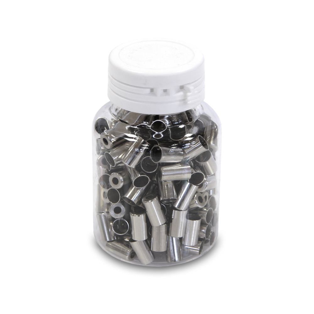 ALHONGA bottle of 150 units of cable end for Ø6 mm sheath CNC machined brass