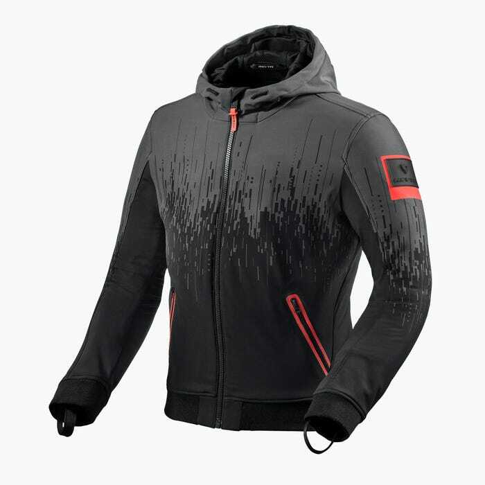 GIUBBINO UOMO REVIT QUANTUM 2 WB NERO NEON ROSSO TAGLIA XL