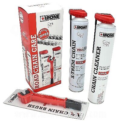 GRASSO CATENA IPONE XTREM CHAIN ROAD 750ML ( SPRAY) + IPONE CHAIN CLEANER PULISC