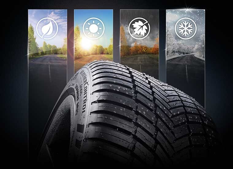 4 pezzi Pneumatici 4 Stagioni 205/55R16 BRIDGESTONE 91H WEATHER CONTROL A005 EVO