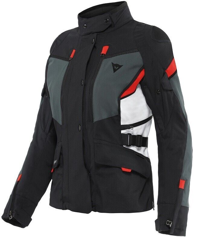 GIACCA DONNA DAINESE CARVE MASTER 3 LADY GORE-TEX NERO BIANCO ROSSO TG 40