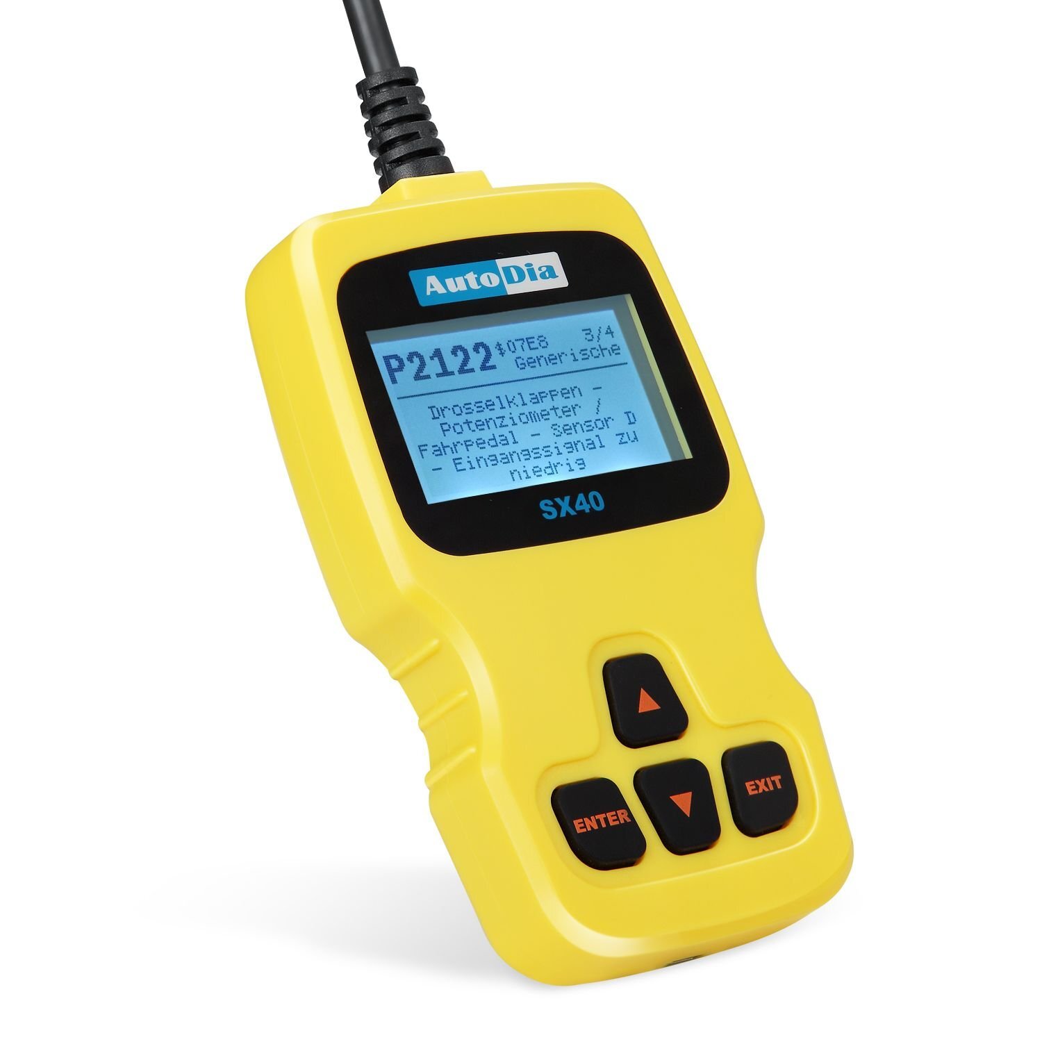 Auto Dia SX40 Can Bus diagnostico OBD2 EOBD Scanner Scanner manuale in (h2R)
