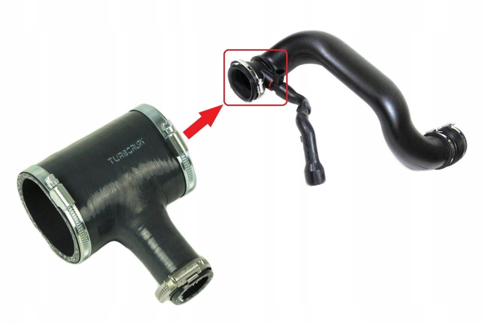 KIT RIPARAZIONE TUBO TURBO A JEEP COMMANDER CHRYSLER 300C LANCIA 53013672AE