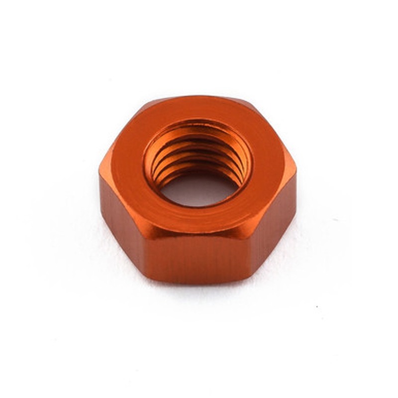 Dado Piatta di Alluminio pro-Bolt m6 lfn6o Arancione per Moto
