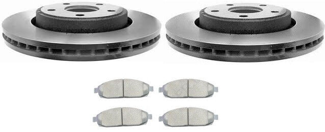 Set Anteriore Dischi Freno + Pastiglie Freno Jeep Grand Cherokee, Commander