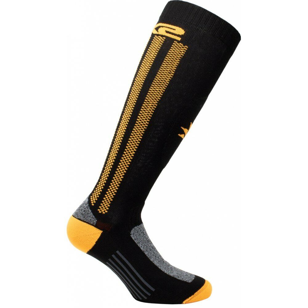 CALZA LUNGA RINFORZATA MOT2  BLACK ORANGE SIXS SIZE 40/43