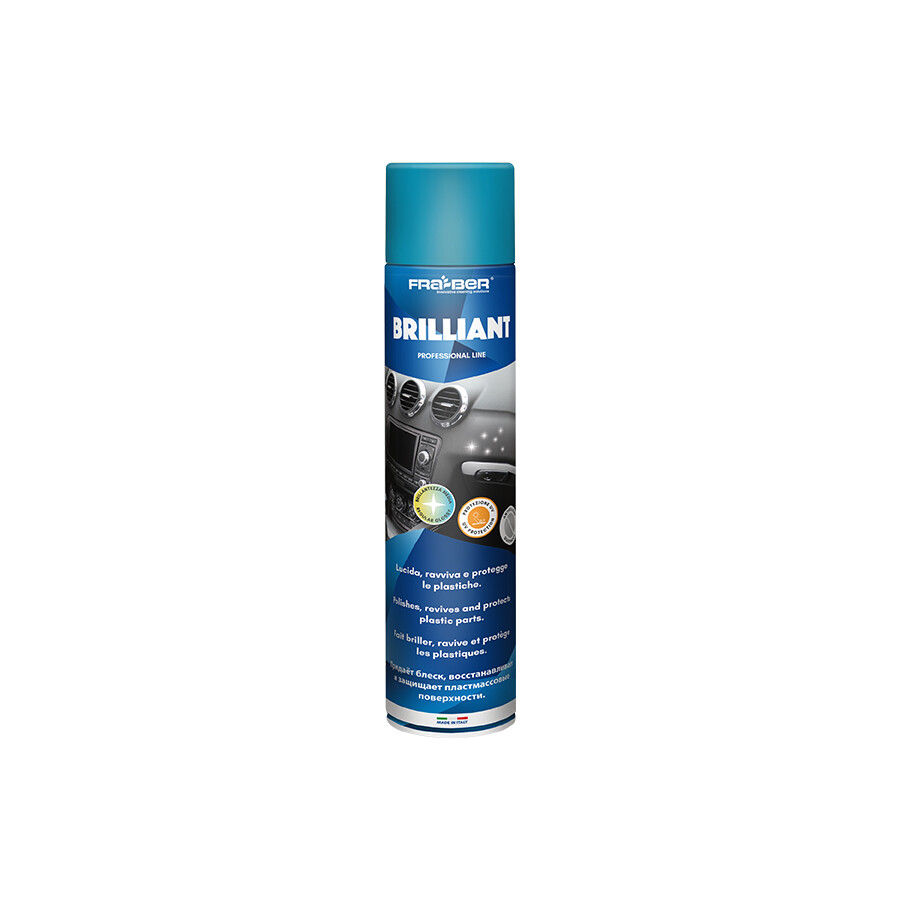 FRABER BRILLIANT TALCO 600ML LUCIDANTE CRUSCOTTO AUTO LUCIDO SPRAY