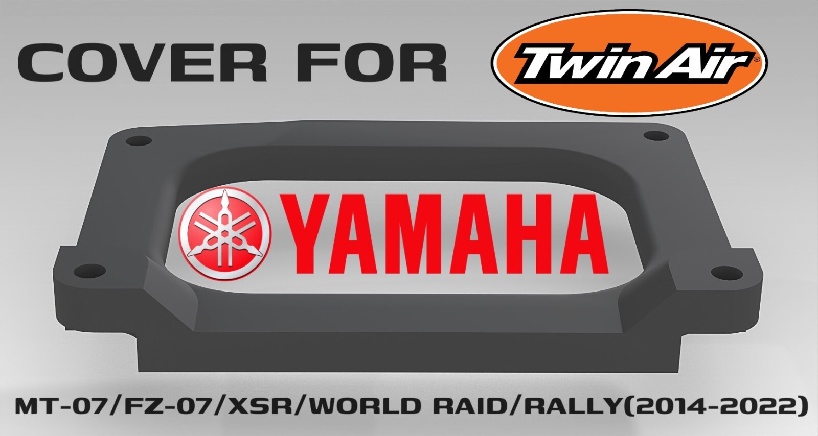 High Performance TWIN AIR Copertura filtro per MT-07/FZ-07/XSR/WORLD RAID/RALLY