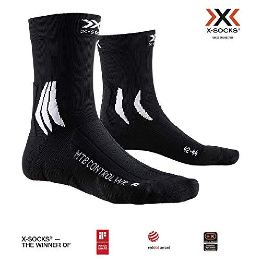 (TG. 39-41) X-Socks Mountain Bike Control Water Repellent Socks, Unisex - Adulto