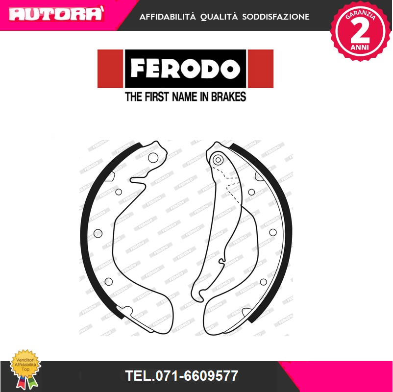 FSB335 Kit ganasce freno post (MARCA FERODO).