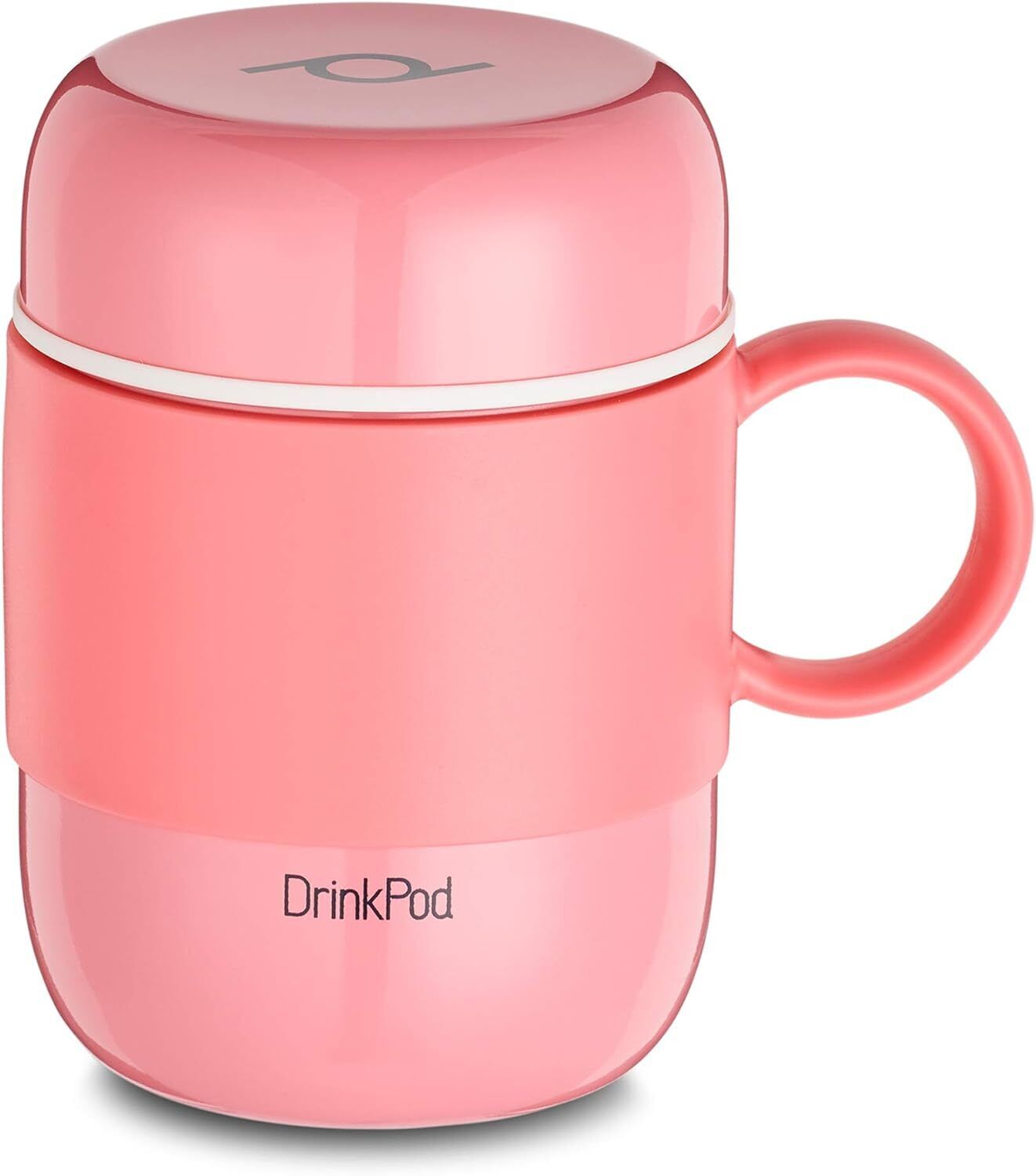 Pioneer DrinkPod - Tazza da viaggio coibentata, in acciaio inossidabile Rosa