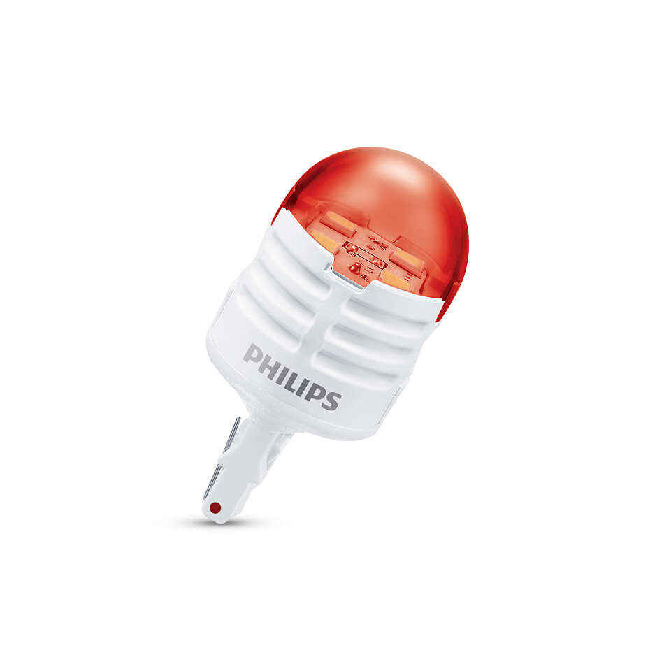 Coppia Lampade PHILIPS Ultinon Pro3000 SI LED W21W rosse