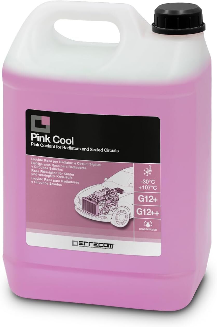 ERRECOM Pink Cool, Liquido Radiatore Rosa Concentrato, antigelo G12+, G12 ++ con