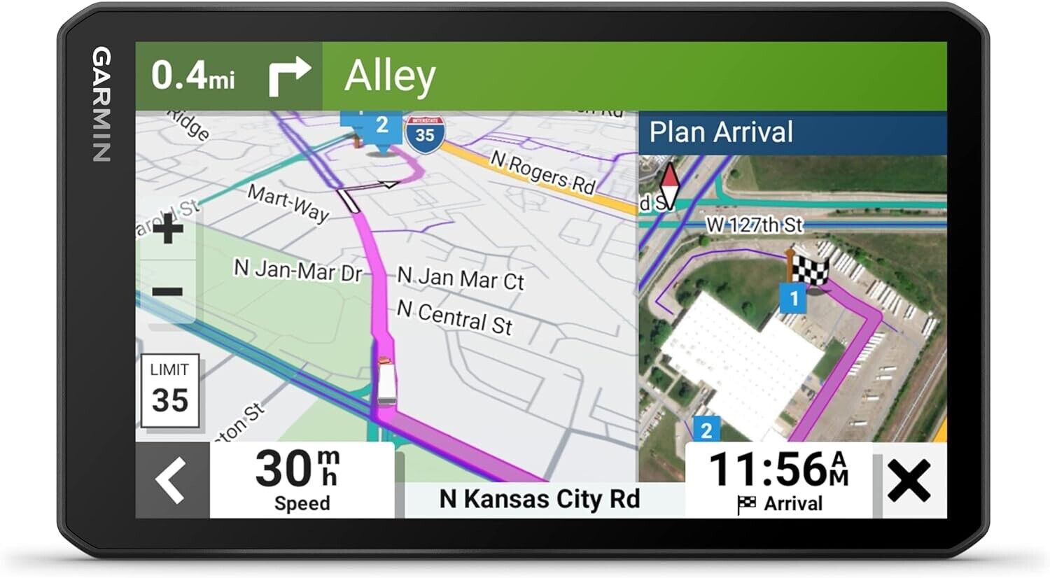 Garmin dezl LGV 710 - Navigatore per camion da 7" con Live Traffic
