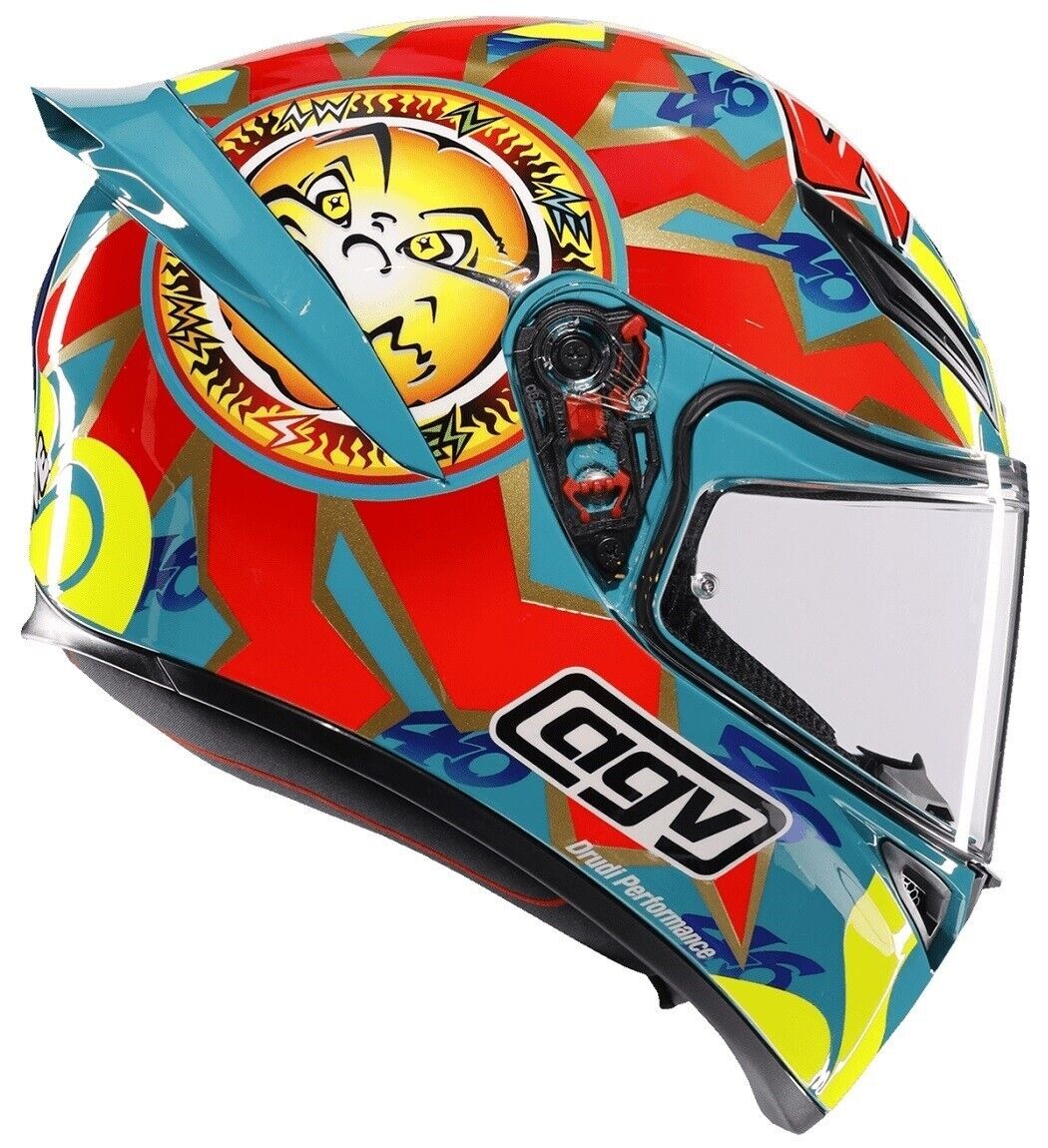 CASCO MOTO INTEGRALE AGV K1 S E22.06 REPLICA VALENTINO ROSSI MUGELLO 99 TG L