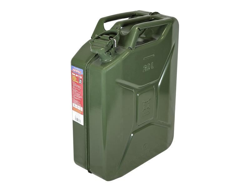 Faithfull - Green Jerry Can - Metal 20 litri