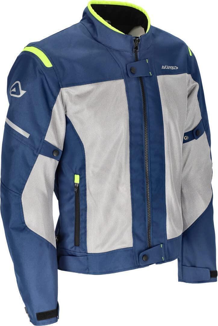 Giacca Giubbotto Giubbino Estivo Uomo Acerbis Ramsey My Vented 2 Blu Grigio tg L