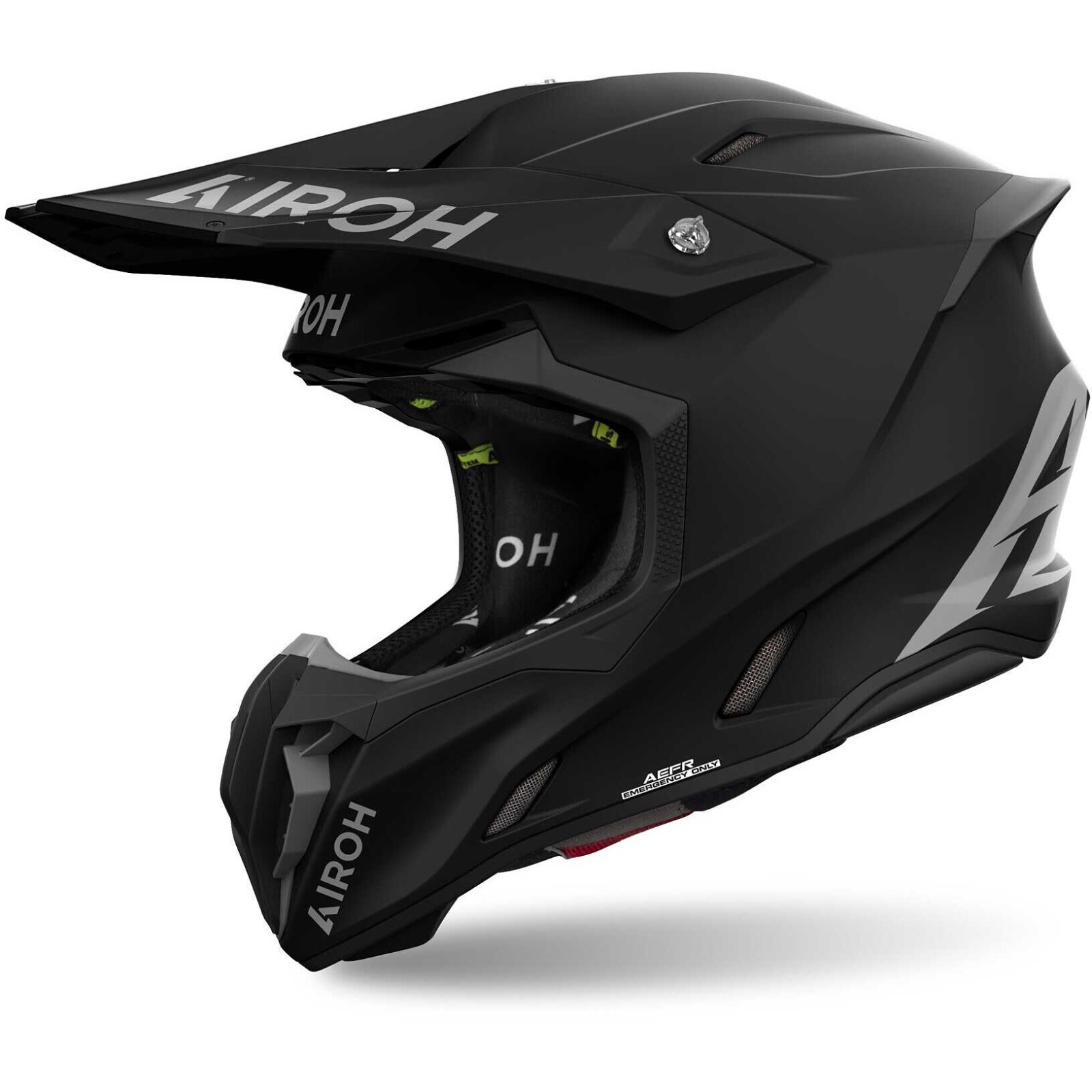 CASCO HELMET MOTO CROSS ENDURO AIROH TWIST 3 COLOR MATT BLACK 22.06 TG S