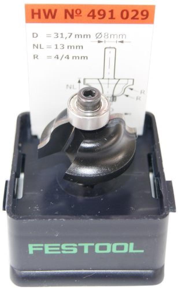 (TG. HW S8 D31,7/R4/R4) Festool, Fresa a doppio raggio HW S8 D31.7/R4/R4-491029