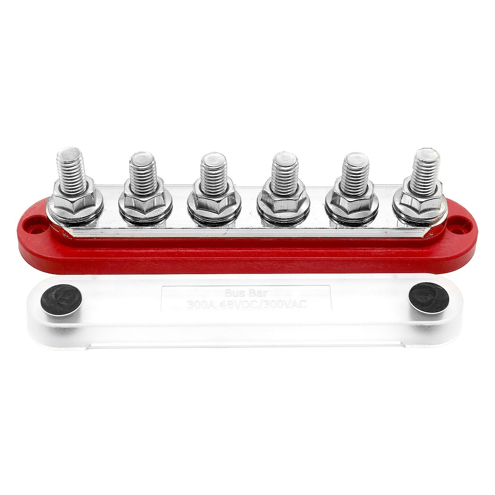 WINCHMAX 300A Autobus Barra Terminale Distribuzione Potenza Block-Box. Rosso