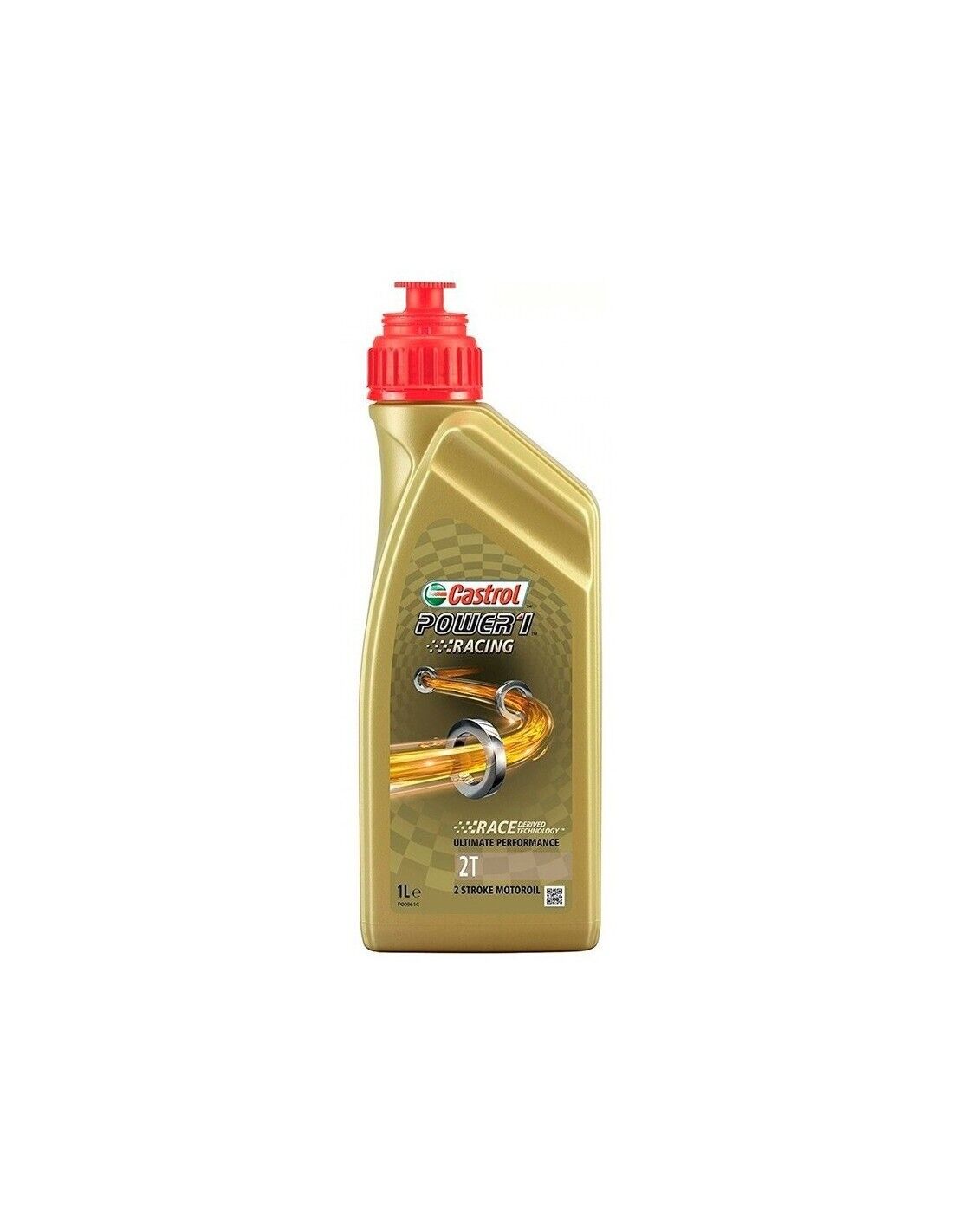 15B633 Olio Castrol Power 1 Racing 2 Tiempos. Contenitore 1 Litro. Mescola MO