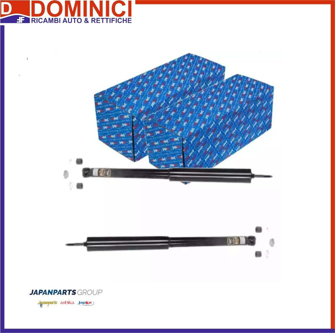 KIT 2 AMMORTIZZATORI POSTERIORI PER VOLKSWAGEN FOX - 2005 -> 2011