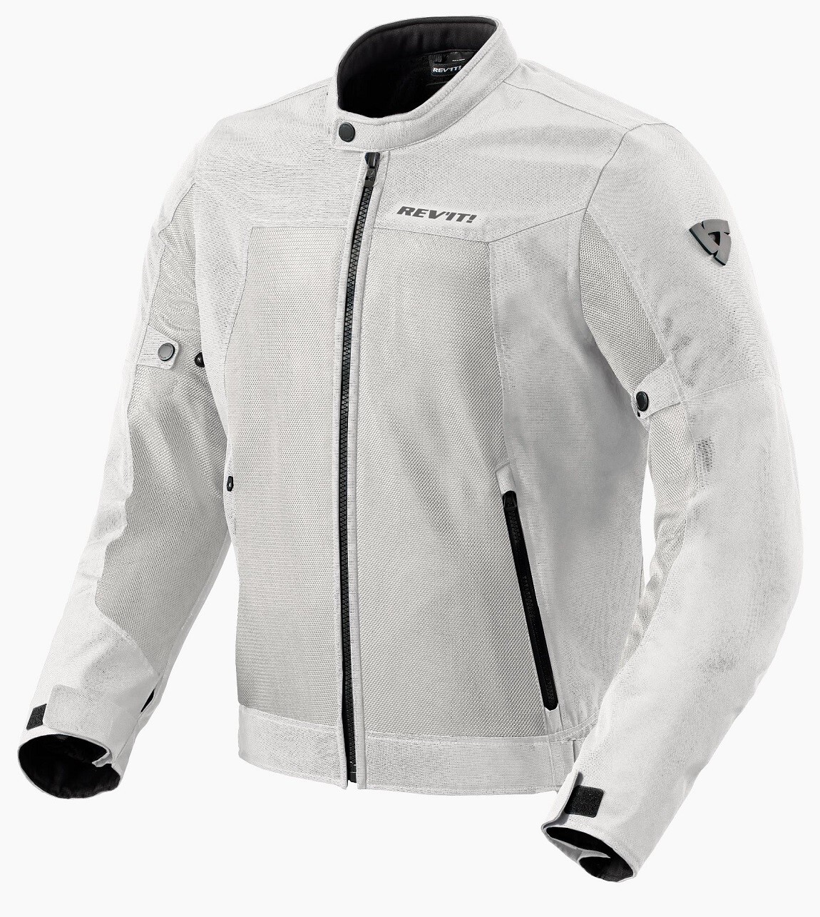 GIACCA JACKET TRAFORATA ESTIVA MOTO REVIT REV'IT ECLIPSE 2 SILVER GRIGIO TG XXL