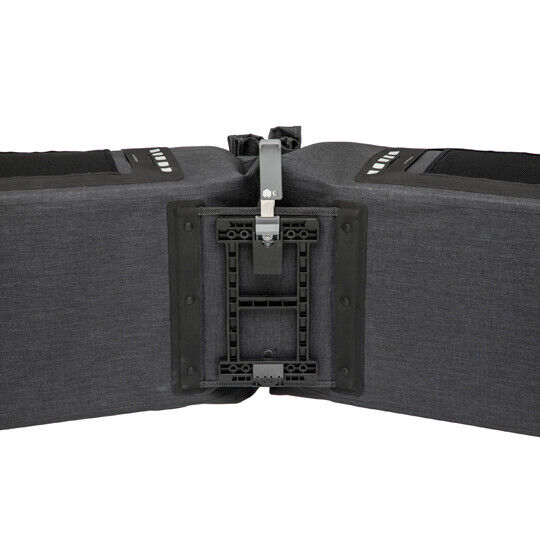 Sacoche velo porte bagage a pont newlooxs varo double pannier mik noir - 40