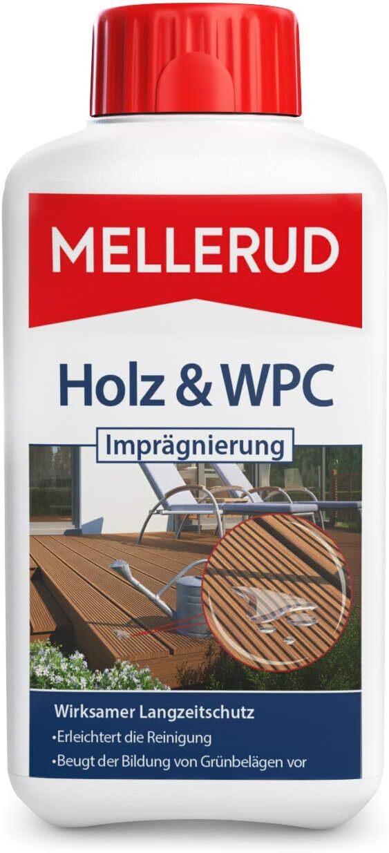 MELLERUD Legno & WPC Impregnante – Efficace protezione a lungo termine di...