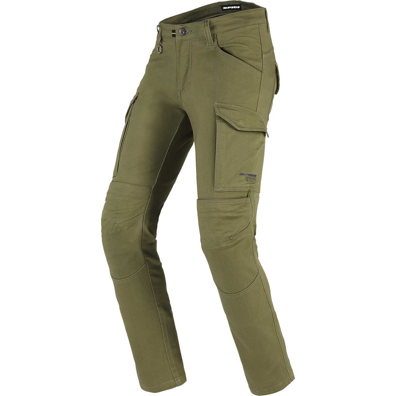 PANTALONI PANTS MOTO PATHFINDER CARGO MILITARE SPIDI SIZE 34 (50IT)