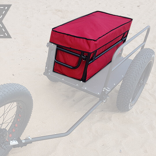 Cargo trailer bag surfer optimiz red/black (ref 509490)