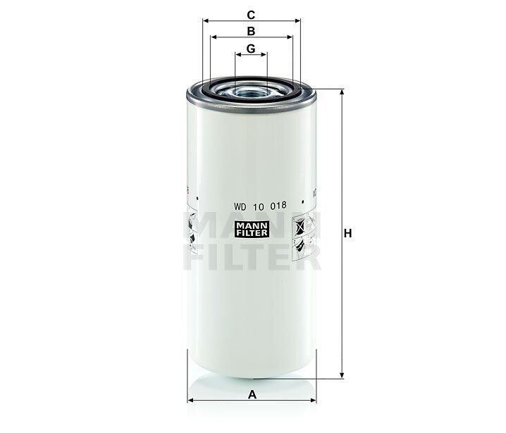 MANN-FILTER WD 10018 - Filtro Sistema idraulico NEW HOLLAND-VOLVO