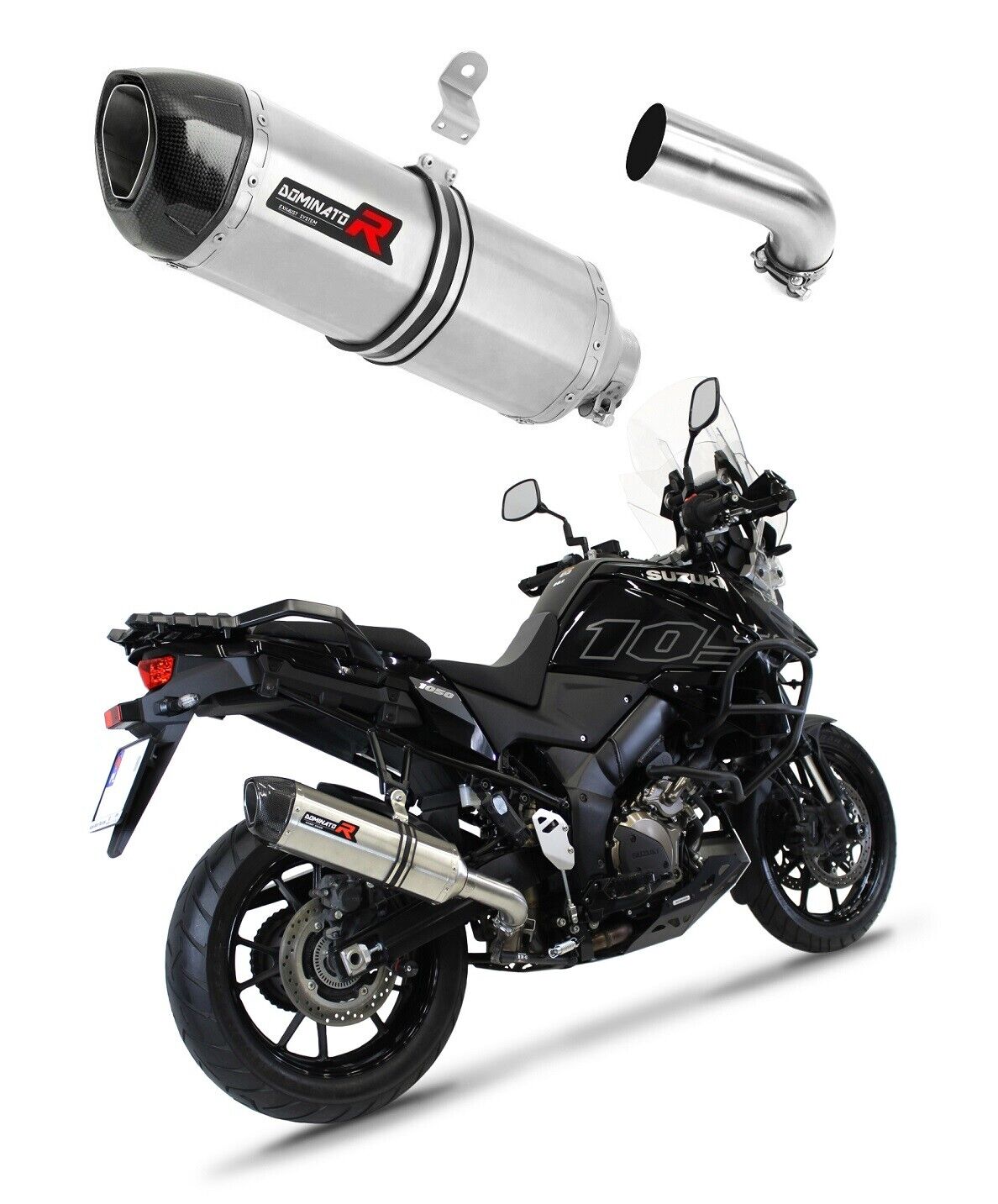 1050 V-Strom / XT 2020 - 2024 Marmitta HP1 Terminale di Scarico DOMINATOR