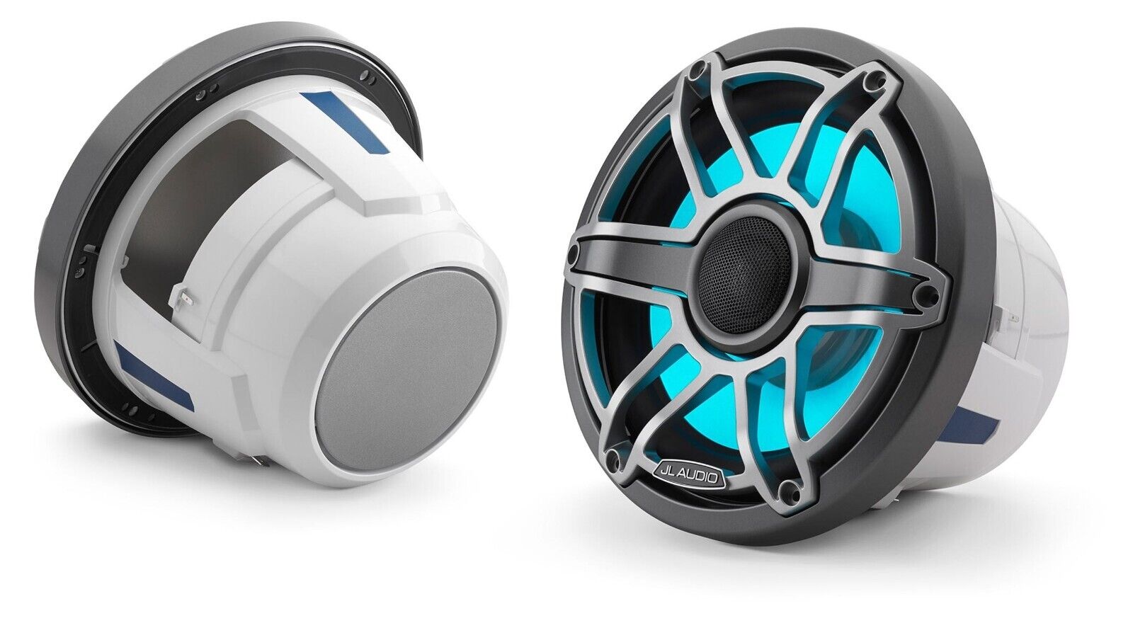 JL AUDIO M6-880X, Altoparlanti marini coassiali 8,8" con LED transflettivo, s...