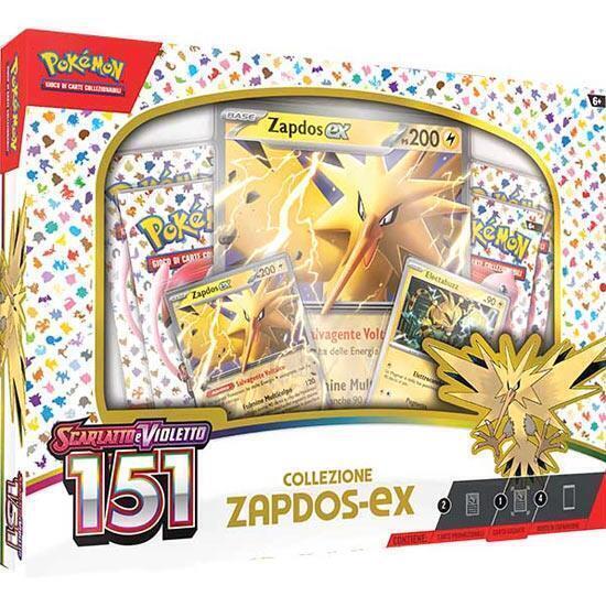 Pokémon Scarlatto e Violetto 151 Zapdos-Ex Collezione - 4 Buste (IT)