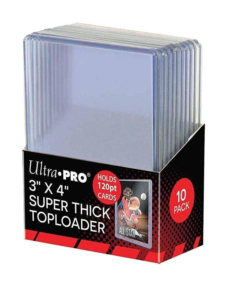 Ultra Pro - 3 x 4 Inch Toploaders Super Thick Clear (10 Count)