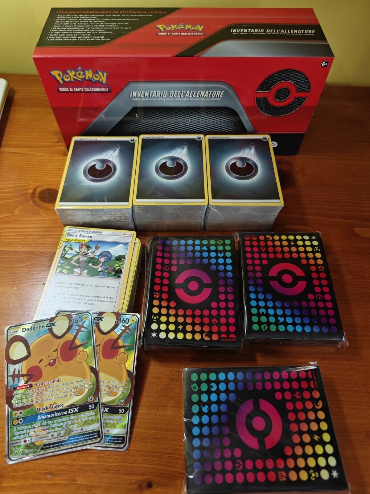 Pokemon – Inventario dell’allenatore 2020 Sleeves - Dedenne Ex - Carte Energia