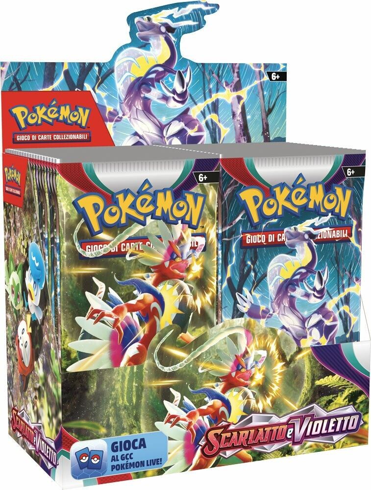 Carte Pokemon Scarlatto e Violetto box 36 Buste