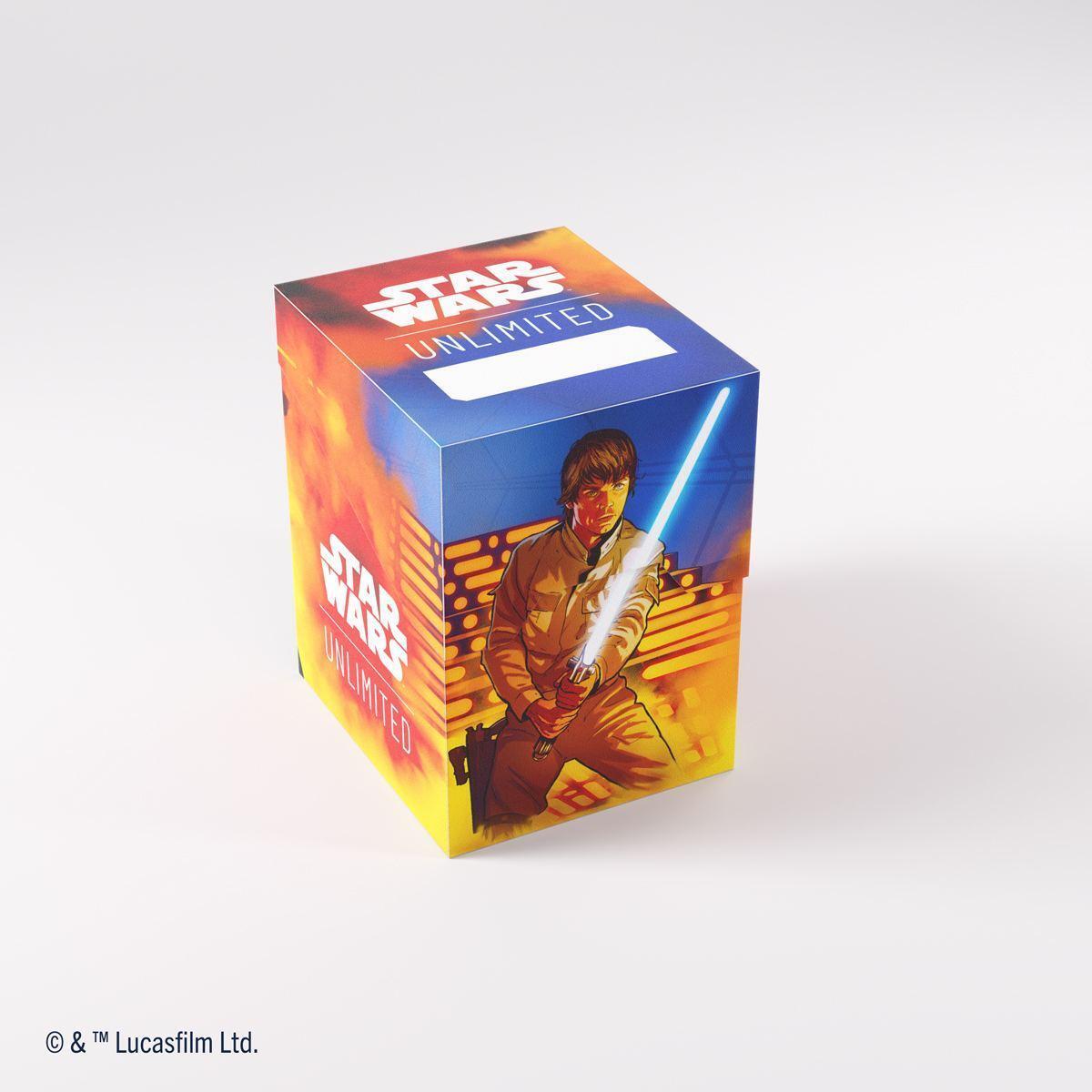 Star Wars Unlimited - Portamazzo Deck Box Soft Crate Luke / Vader Gamegenic