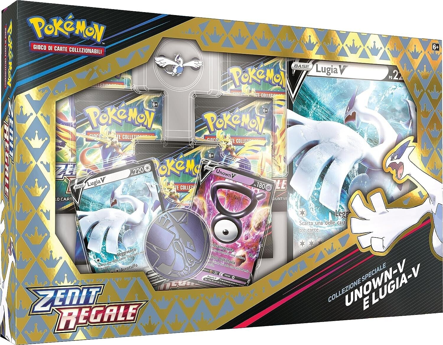 Pokemon  Unown-V  e  Lugia-V  Zenit  Regale  -  The Pokemon Company