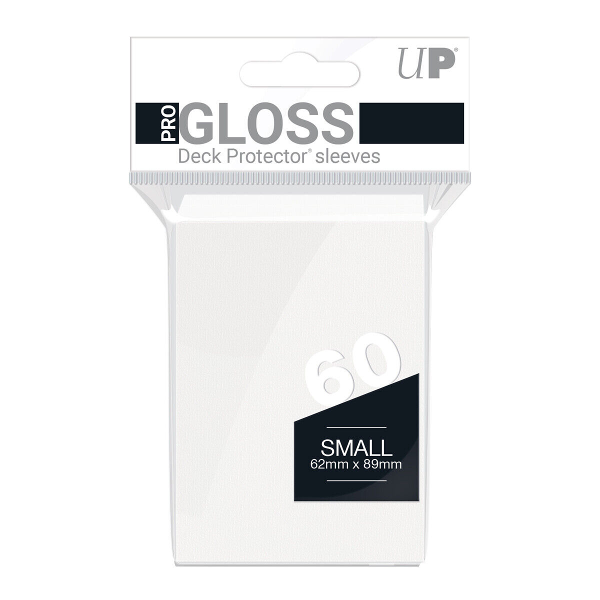 Ultra PRO Gioco Misura Small Ponte Protezione Maniche Gloss Bianco - 60 CT Pack