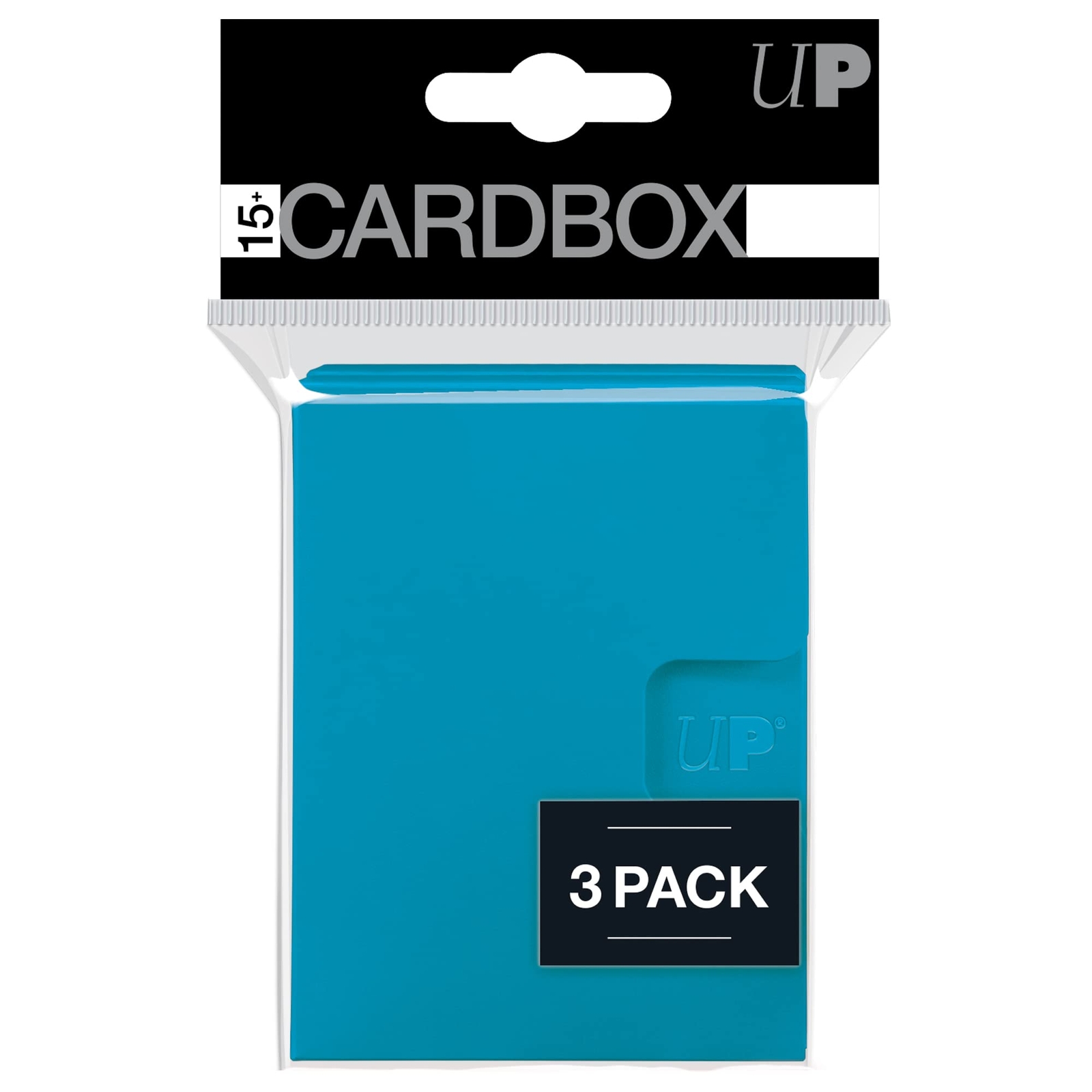 Ultra PRO - Card Protector PRO 15+ Card Box 3ct (Light Blue) - Protect Your Valu