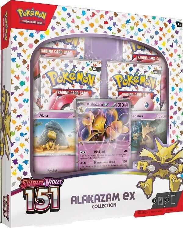 Pokémon 151 Alakazam ex Collection English