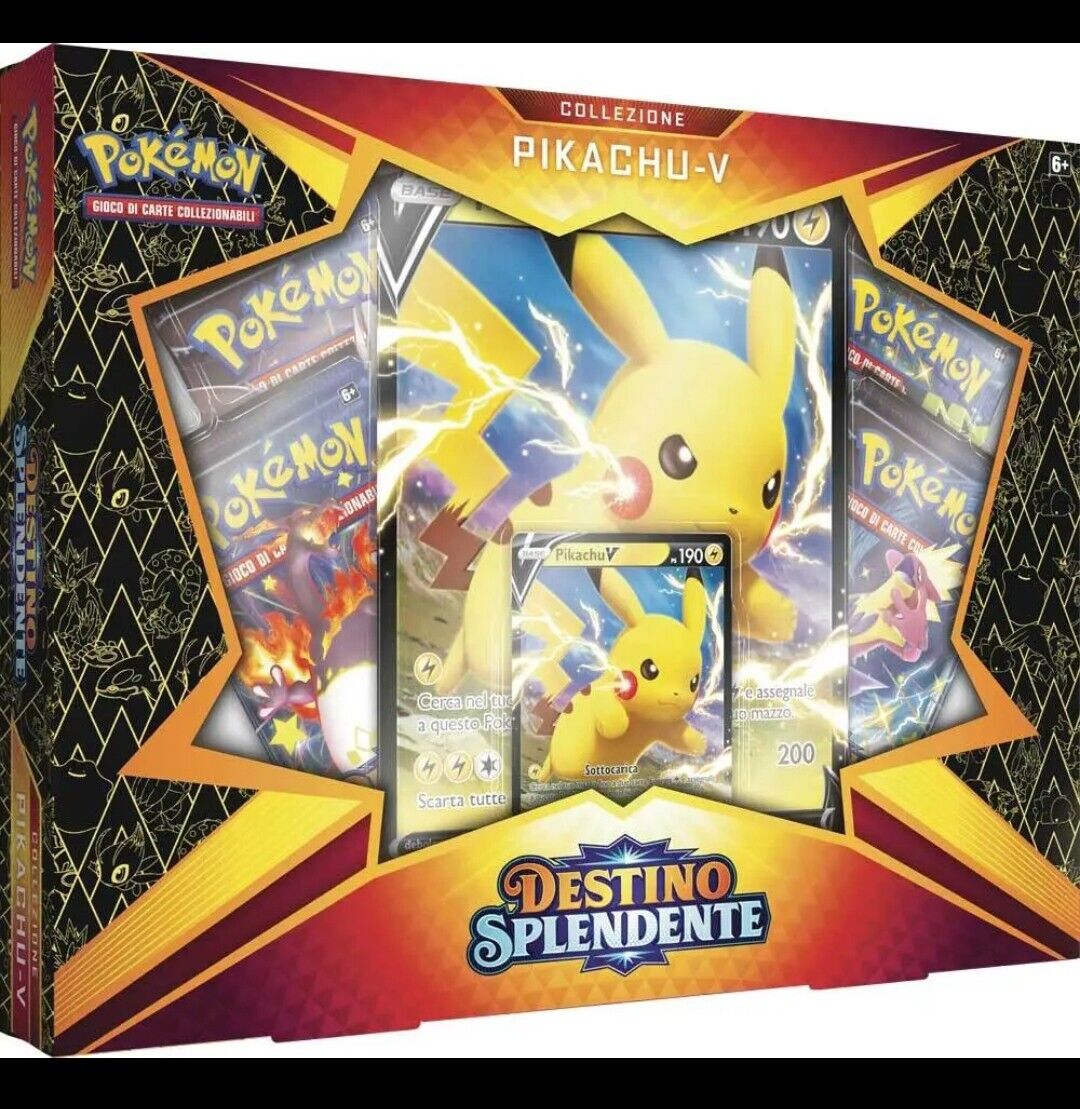 Pokemon Spada e Scudo 4.5 Destino Splendente Collezione Pikachu-V (IT)