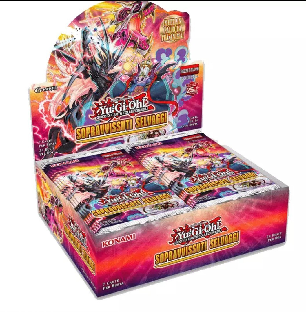 Yu-Gi-Oh! Booster Box Sopravvissuti Selvaggi WISU Sealed ITA