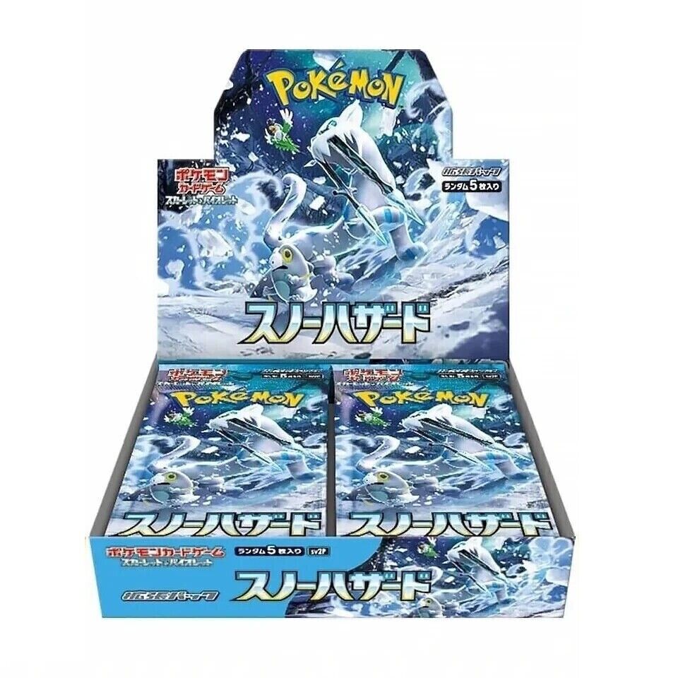 Pokemon Booster box snow hazard sv2p Sealed Japanese jap Sigillato japan
