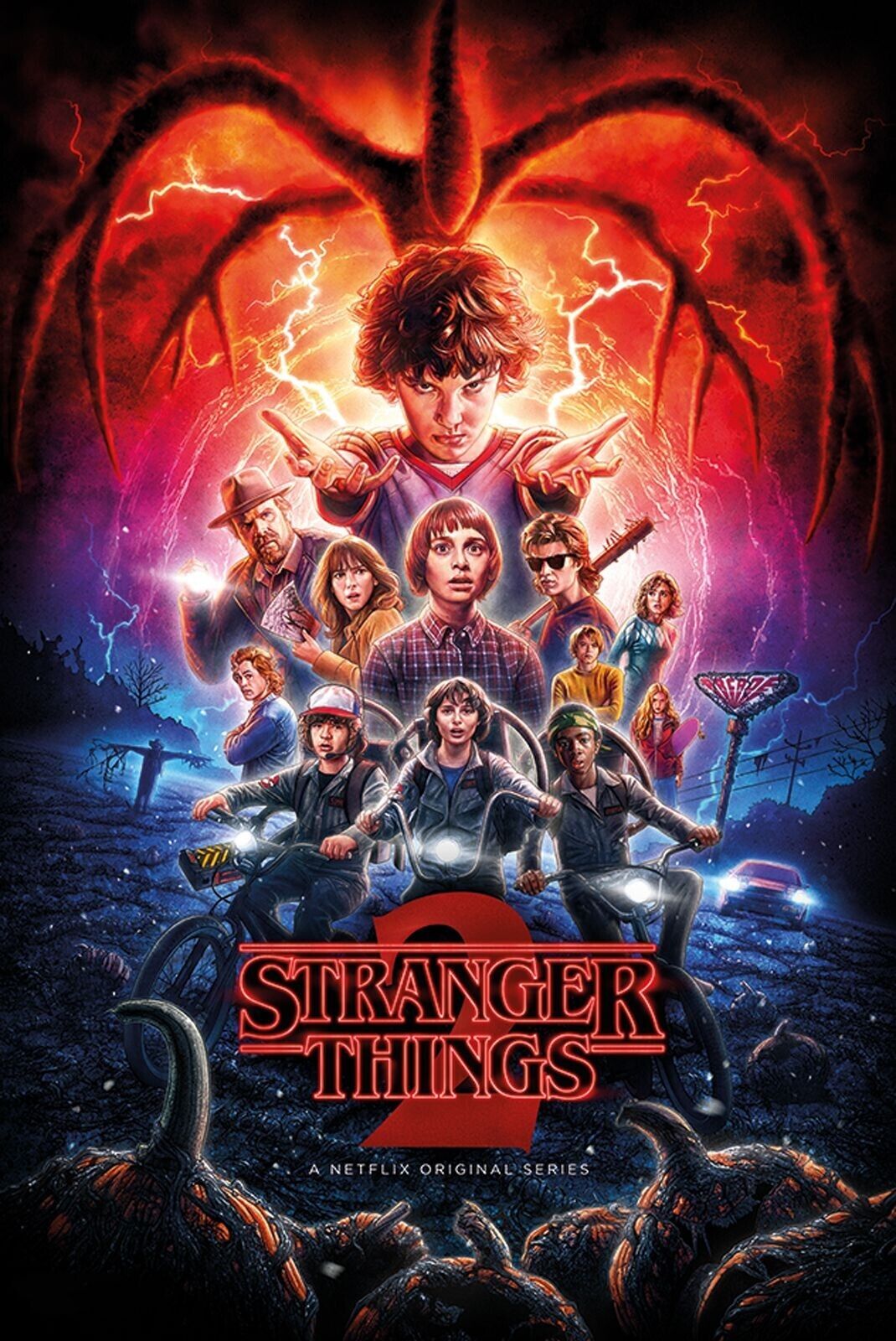 Stranger Things Film Grande Poster 61x91.5 CM 61x91.4cm Nuovo Sigillato
