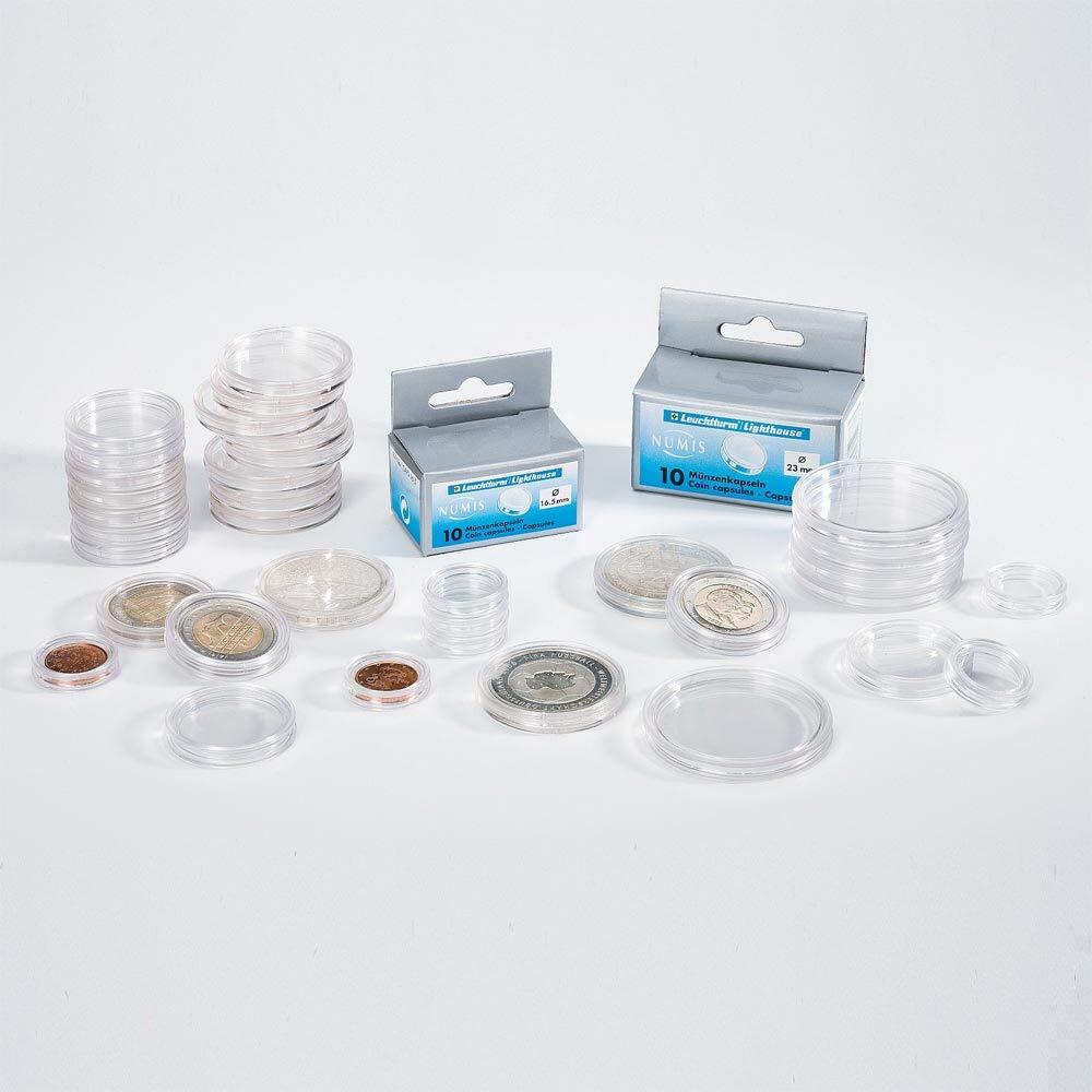 Lighthouse Coin Capsules for 27mm Coins pk 10