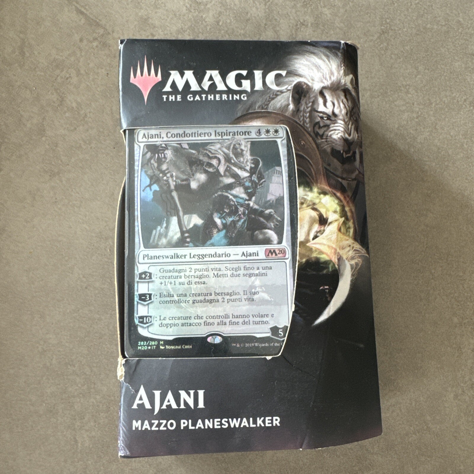 MTG - Core Set 2020 - 1 Planeswalker Deck - Ajani - Italiano - Rando